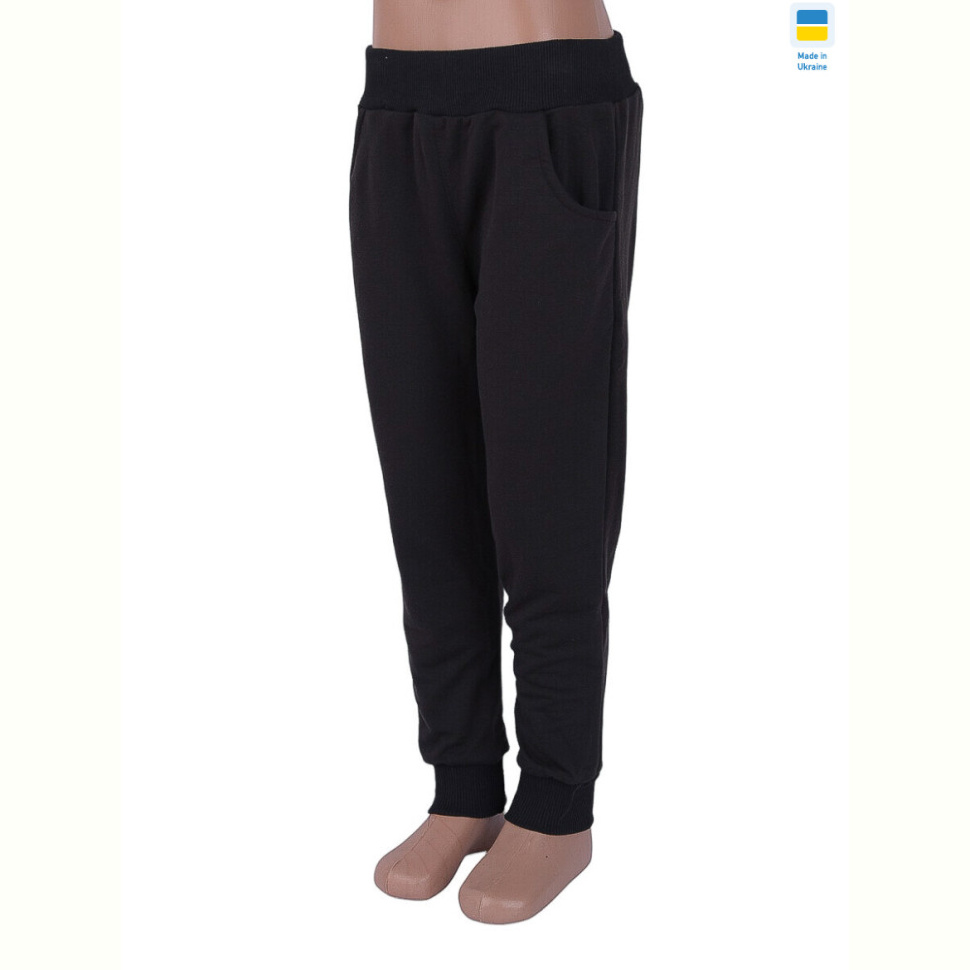 Спортивные штаны Obuvok 06881-7 black (122)