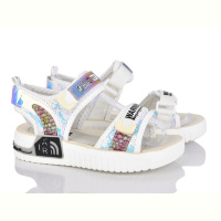 Босоножки ASHIGULI A2372 white-silver