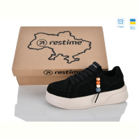 Кроссовки Restime AW026809 black
