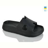 Шлепки Крок E145 чорний