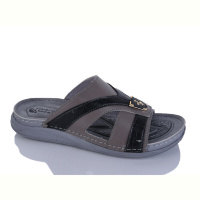 Шлепки Oscar 01-40 сірий к.