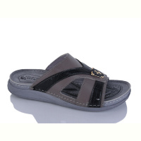 Шлепки Oscar 01-40 сірий к.