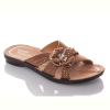 Шлепки DeMur GElena-N1B-brown