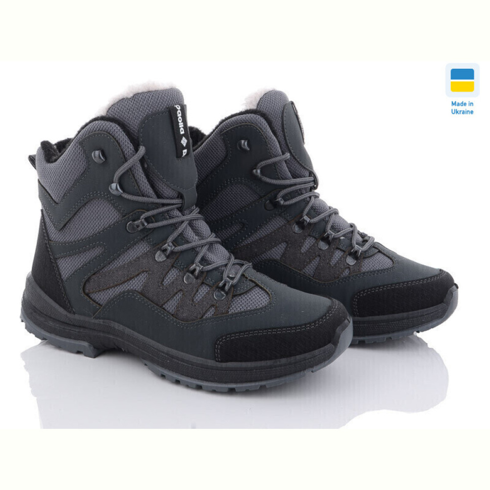 Ботинки Lvovbaza Paolla ПАТ3-6313 сірий-old