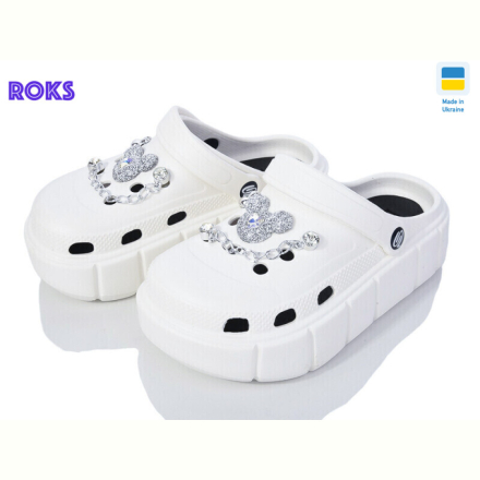 Кроксы Roks 2025-152-12 білий
