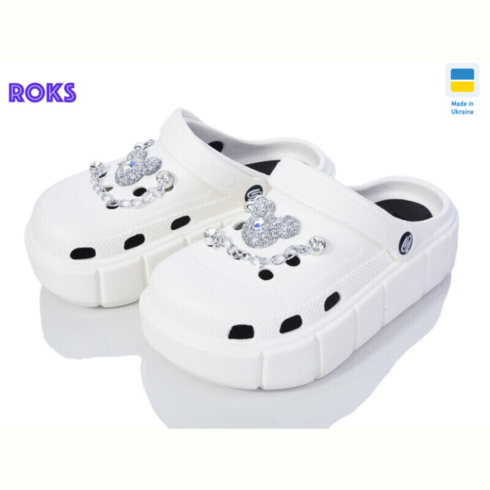 Кроксы Roks 2025-152-12 білий