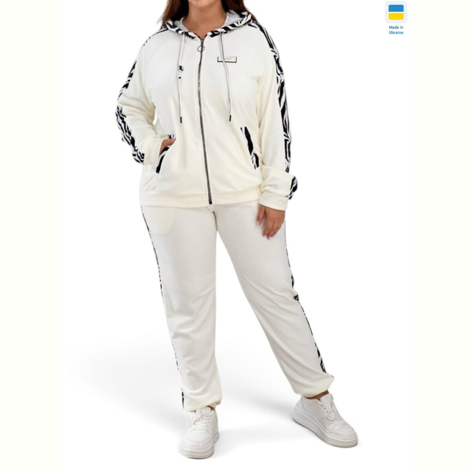Спортивный костюм Alisa Brand 932 seven молочний Спортивный костюм Alisa Brand 932 seven молочний