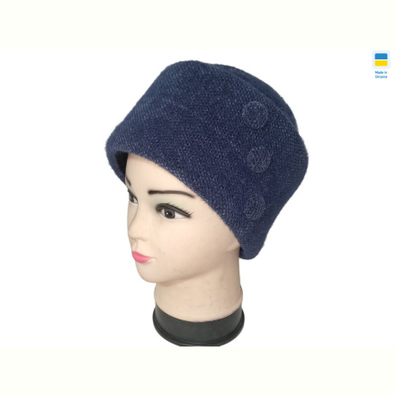 Шапка Mabi 0585 кубанка синій