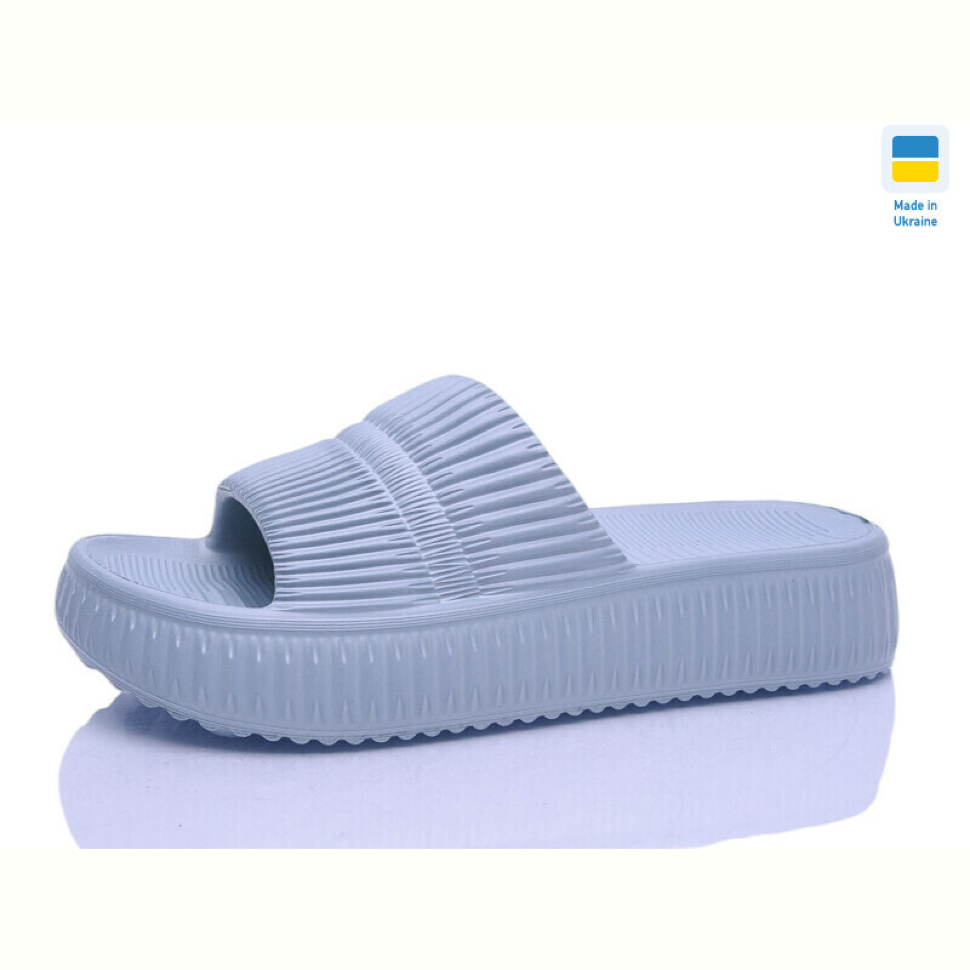 Шлепки Lot Shoes N79 сіро-блакитний