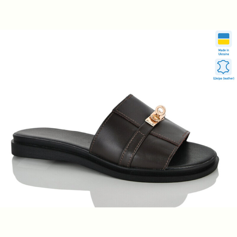 Шлепки Sali 560 шоколад к.
