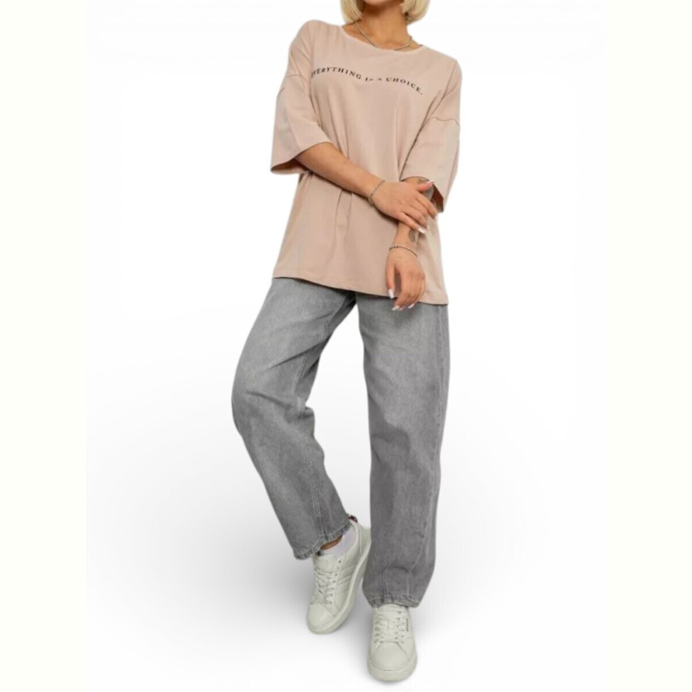 Футболка Massmag 2020 бежевий