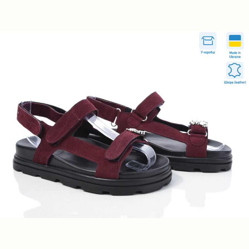Босоножки G-Aira 4645 бордо з. Под заказ