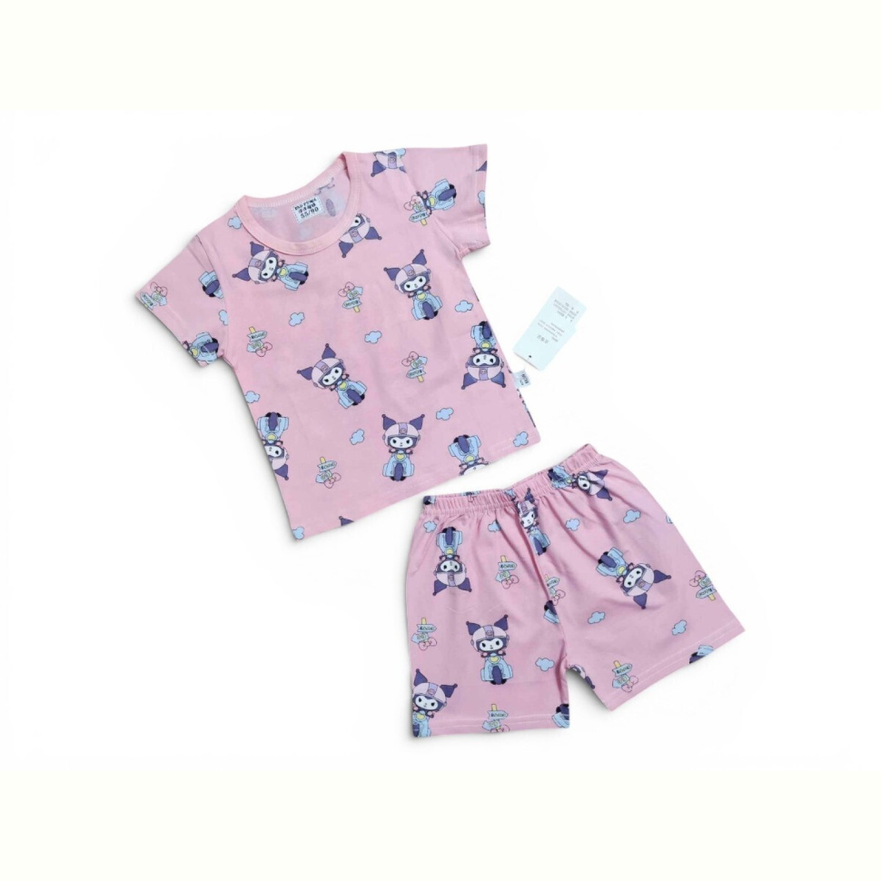 Костюм Kids-modnik 261920 комплект футболка-шорти св.рожевий