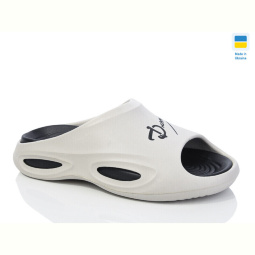Шлепки Lot Shoes N135 сірий-чорний