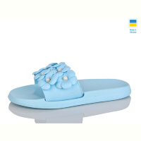 Шлепки Lot Shoes Сакура блакитний