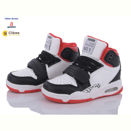 Кроссовки Clibee-Doremi LC802 black-red