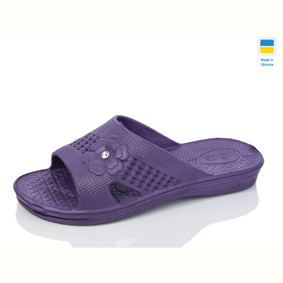 Шлепки Lot Shoes Камінчик новий фіолетовий