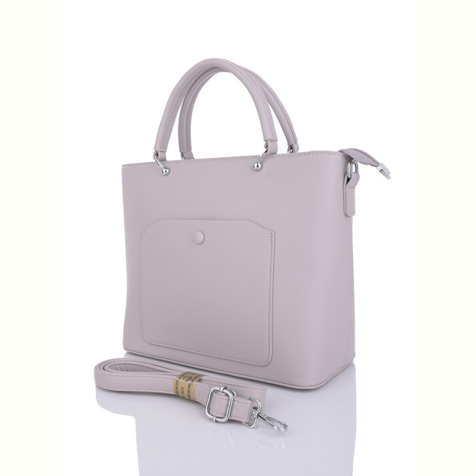 Сумка Sheng Ma-Lusha 883666 beige-grey (10x23x29)