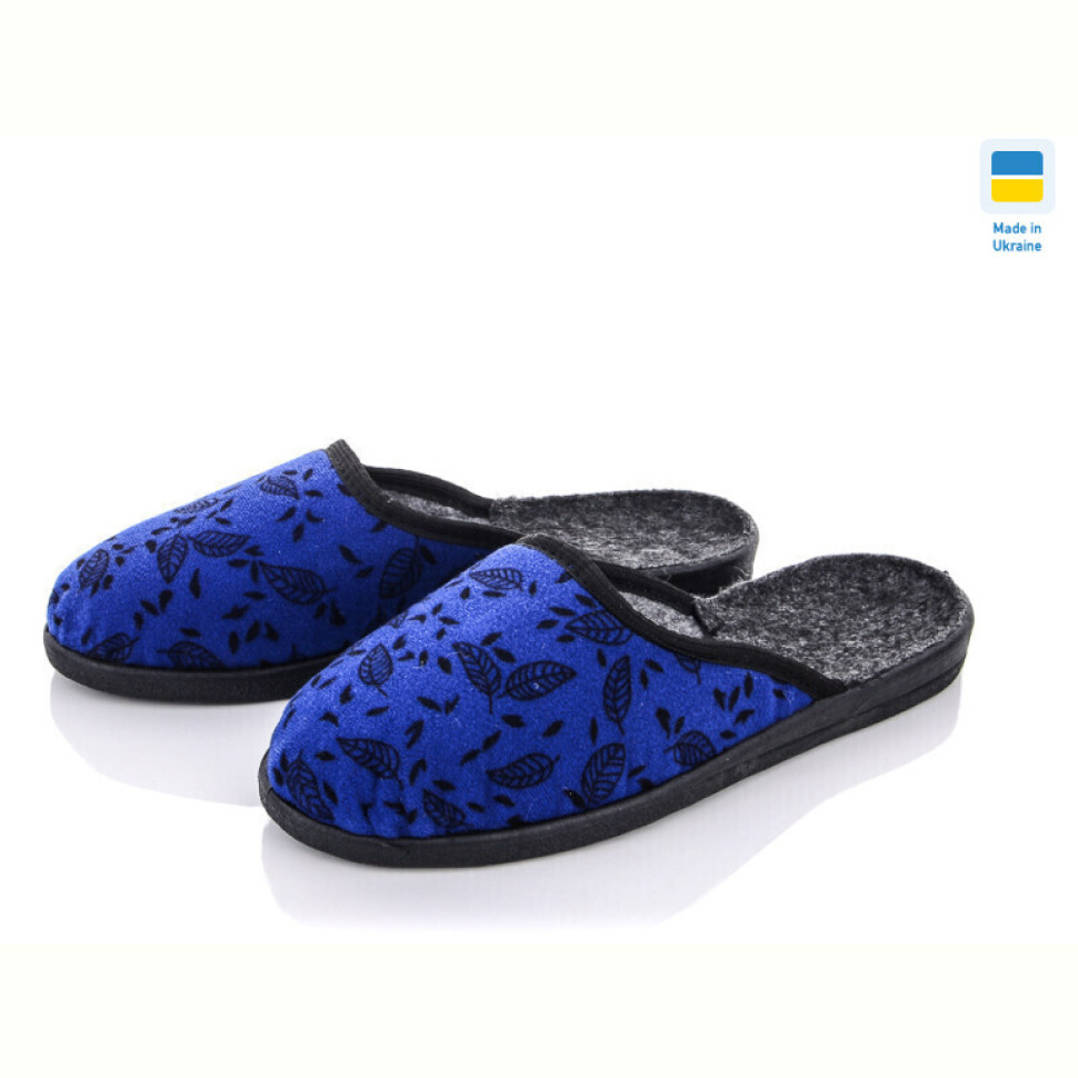 Тапки Vladimir Луцьк Укр шльопок синій листок 8 Тапки Vladimir Луцьк Укр шльопок синій листок 8