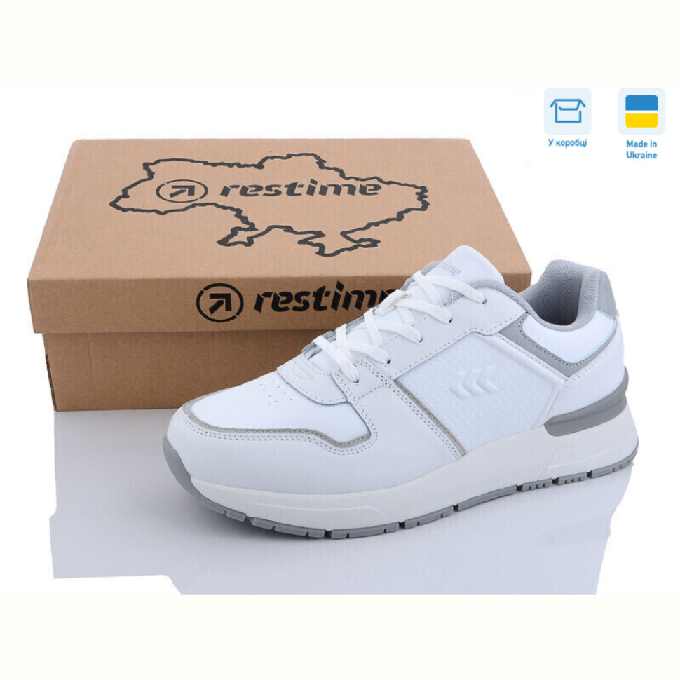 Кроссовки Restime AMO23304 white