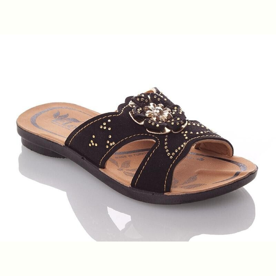 Шлепки DeMur K26-Elena 2 black (30-35)