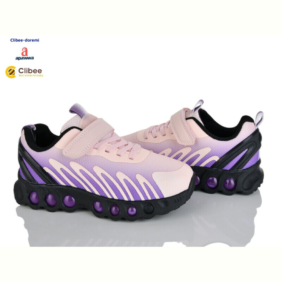 Кроссовки Clibee-Doremi LC1183 purple-black Кроссовки Clibee-Doremi LC1183 purple-black