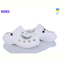 Кроксы Roks 1410-2-2 білий