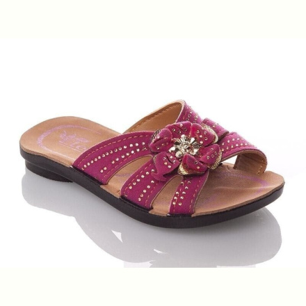 Шлепки DeMur GElena-N1B-fuchsia