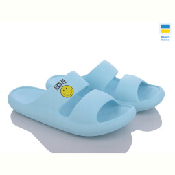 Шлепки DeMur DS69 св.бірюзовий