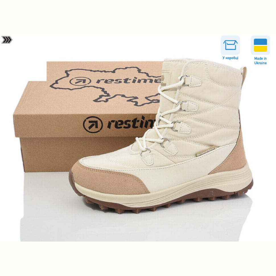 Ботинки Restime AWZ24305 beige
