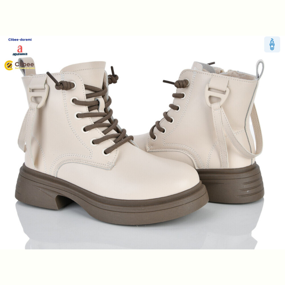 Ботинки Clibee-Doremi ABD1053 beige Ботинки Clibee-Doremi ABD1053 beige