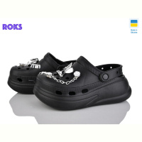 Кроксы Roks 1412-16 чорний