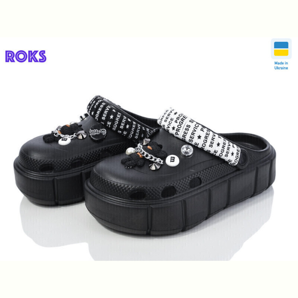 Кроксы Roks Progress 152-2-4 чорний Кроксы Roks Progress 152-2-4 чорний