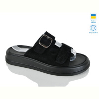 Шлепки Sali 10 чорний з.