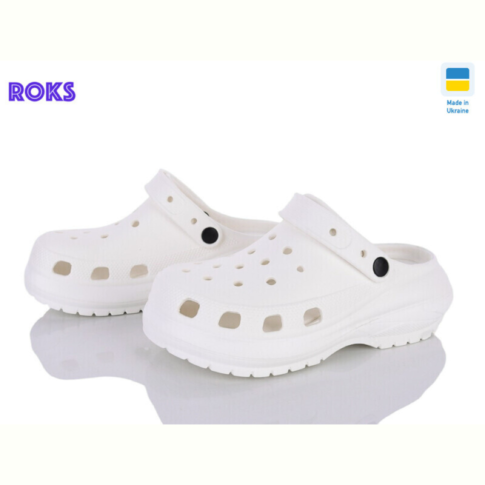 Кроксы Roks 1410 білий