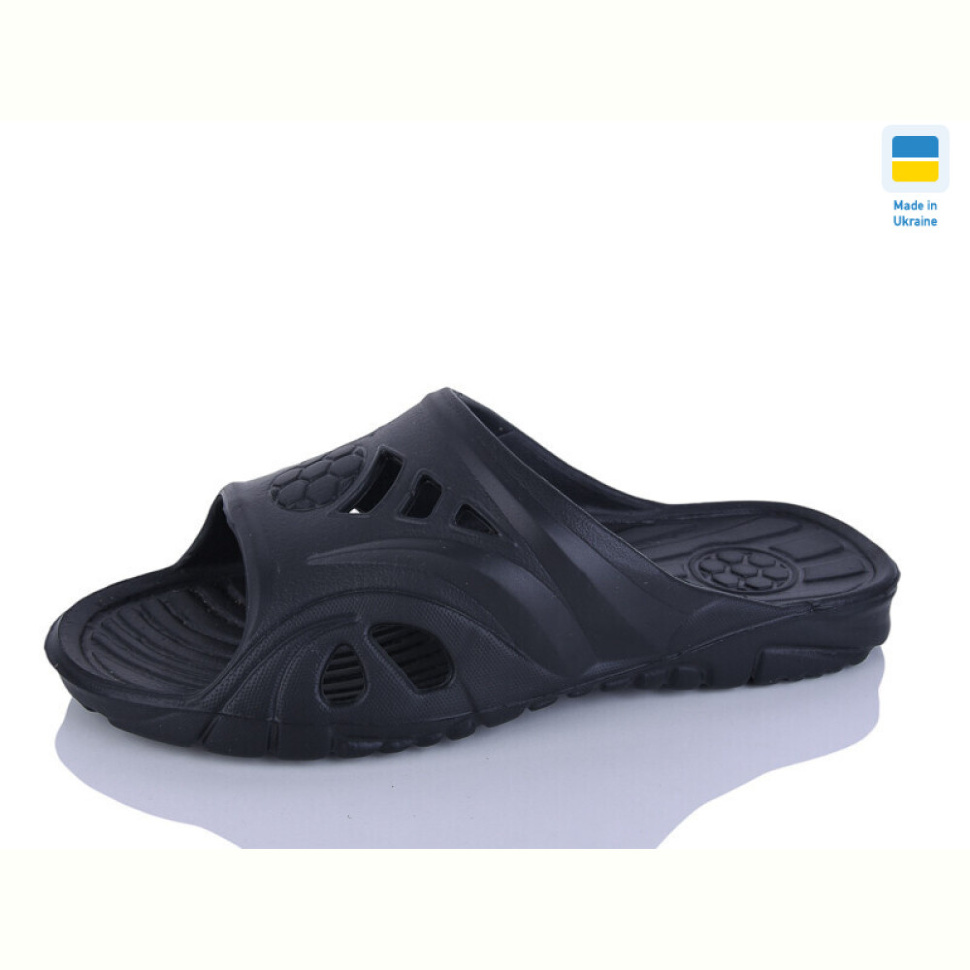 Шлепки Крок М'ячик чорний