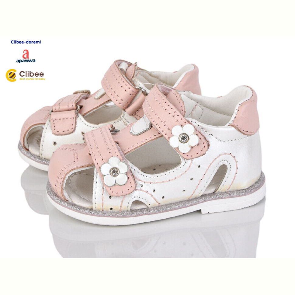 Босоножки Clibee-Doremi E273F white-pink