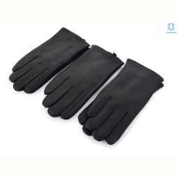 Перчатки RuBi S112М шкіра оленя-махра black