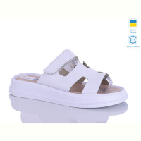 Шлепки Sali 6 білий к.