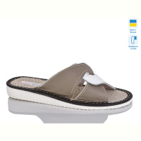 Шлепки Lot Shoes 1-3 коричневий комн