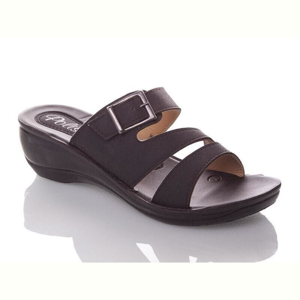 Шлепки DeMur W320-black