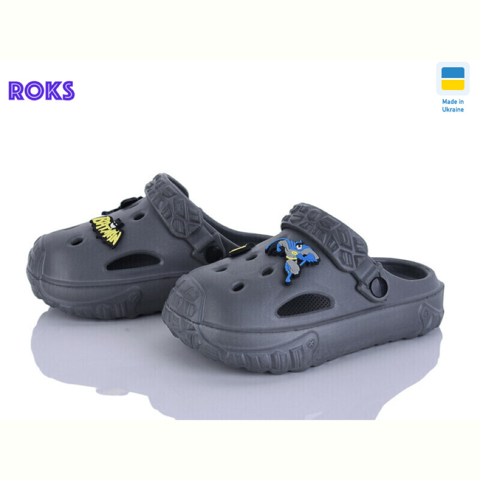 Кроксы Roks 1003 графіт Кроксы Roks 1003 графіт