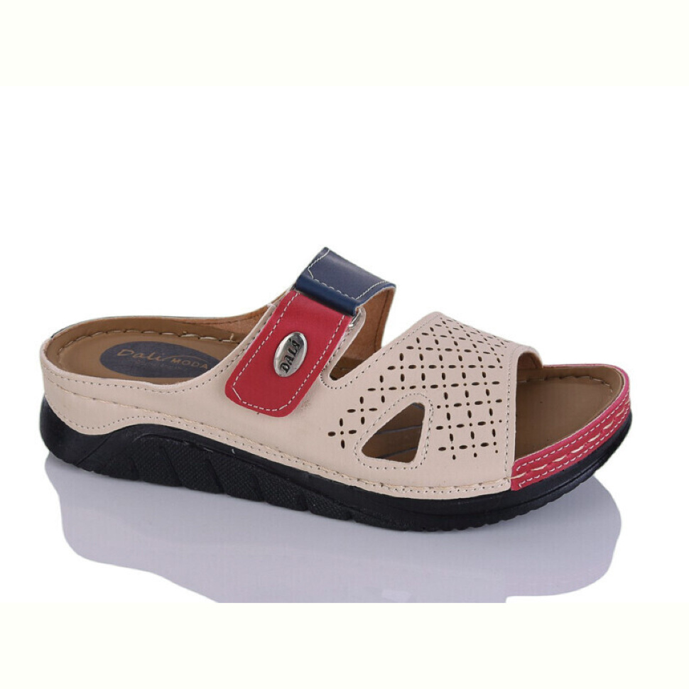 Шлепки Sali-2 516 бежевий