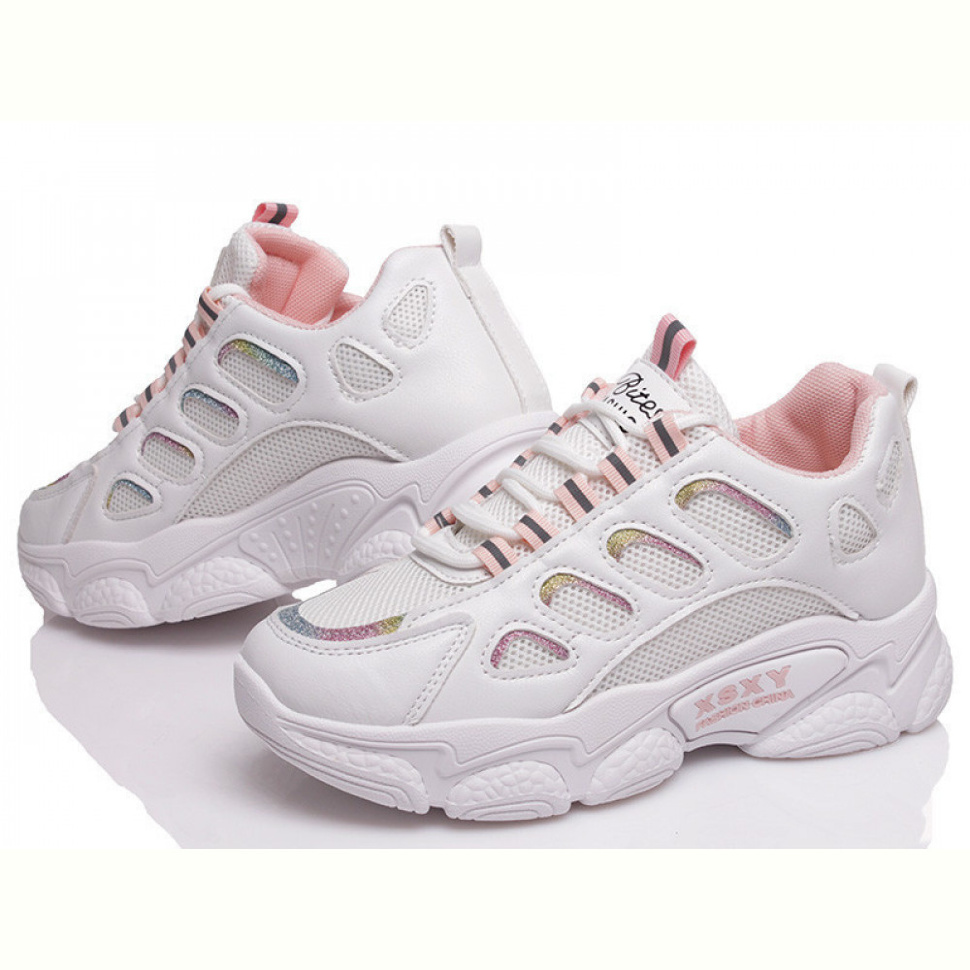 Кроссовки Prime-Opt Prime N107 white-pink