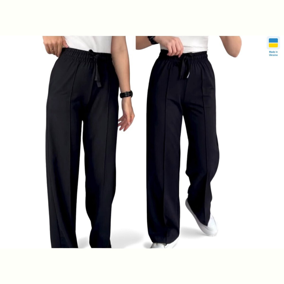 Спортивные брюки Sport style 10048 чорний (2XL-5XL)