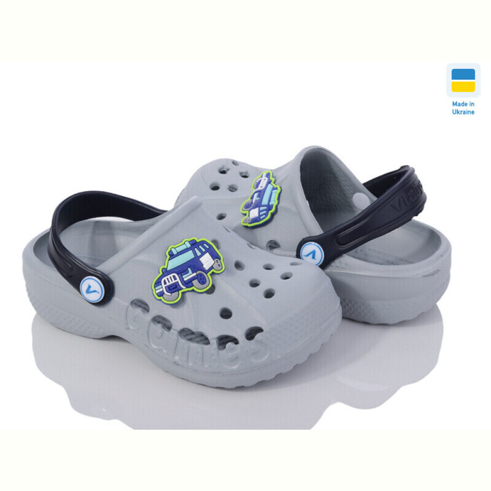 Кроксы LiBang Vitaliya grey Кроксы LiBang Vitaliya grey