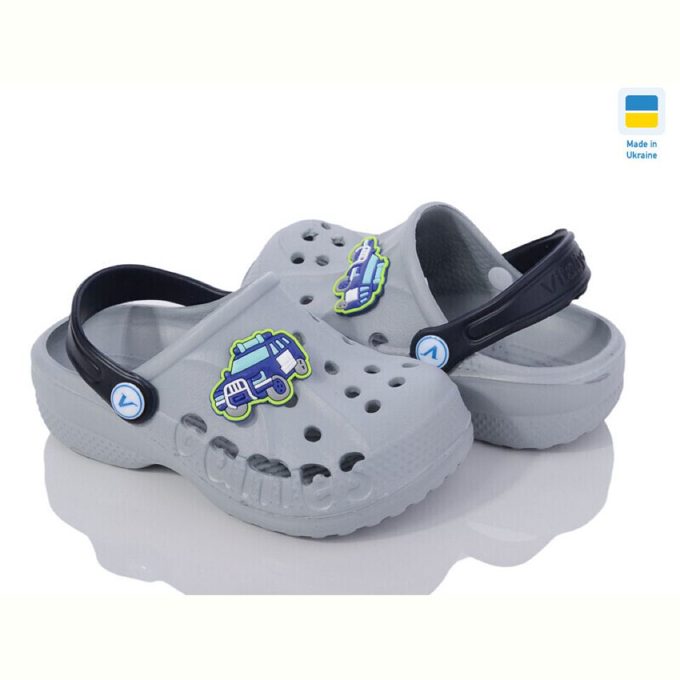 Кроксы LiBang Vitaliya grey Кроксы LiBang Vitaliya grey