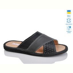 Тапки Lot Shoes Кімнатні відкриті чорний