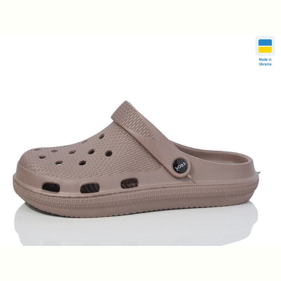 Кроксы Lot Shoes N98 темно коричневий