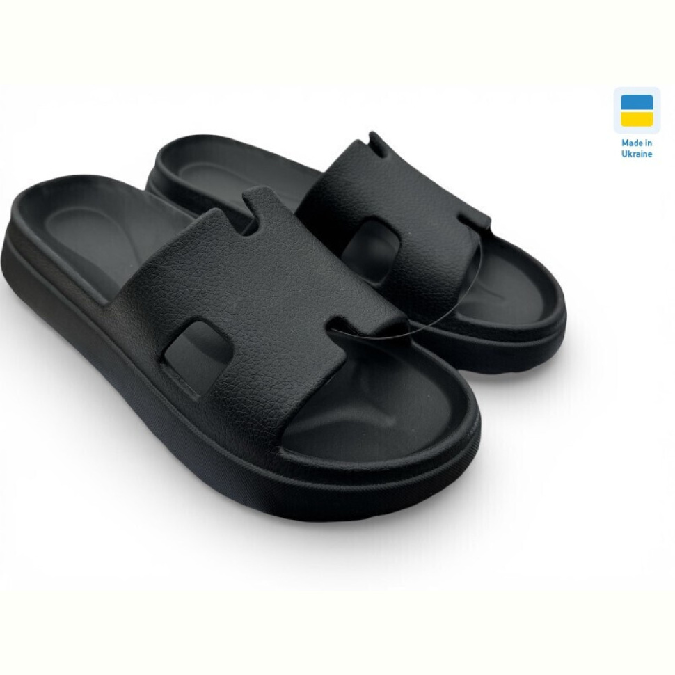 Шлепки Rai shoes Е145 чорний